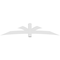 Ekena Millwork Davenport Architectural Grade PVC Gable Bracket, 108"W x 22 1/2"H x 6"D x 6"F, 5/12 Pitch GBP108X23X0606DAV00 - alternate 2